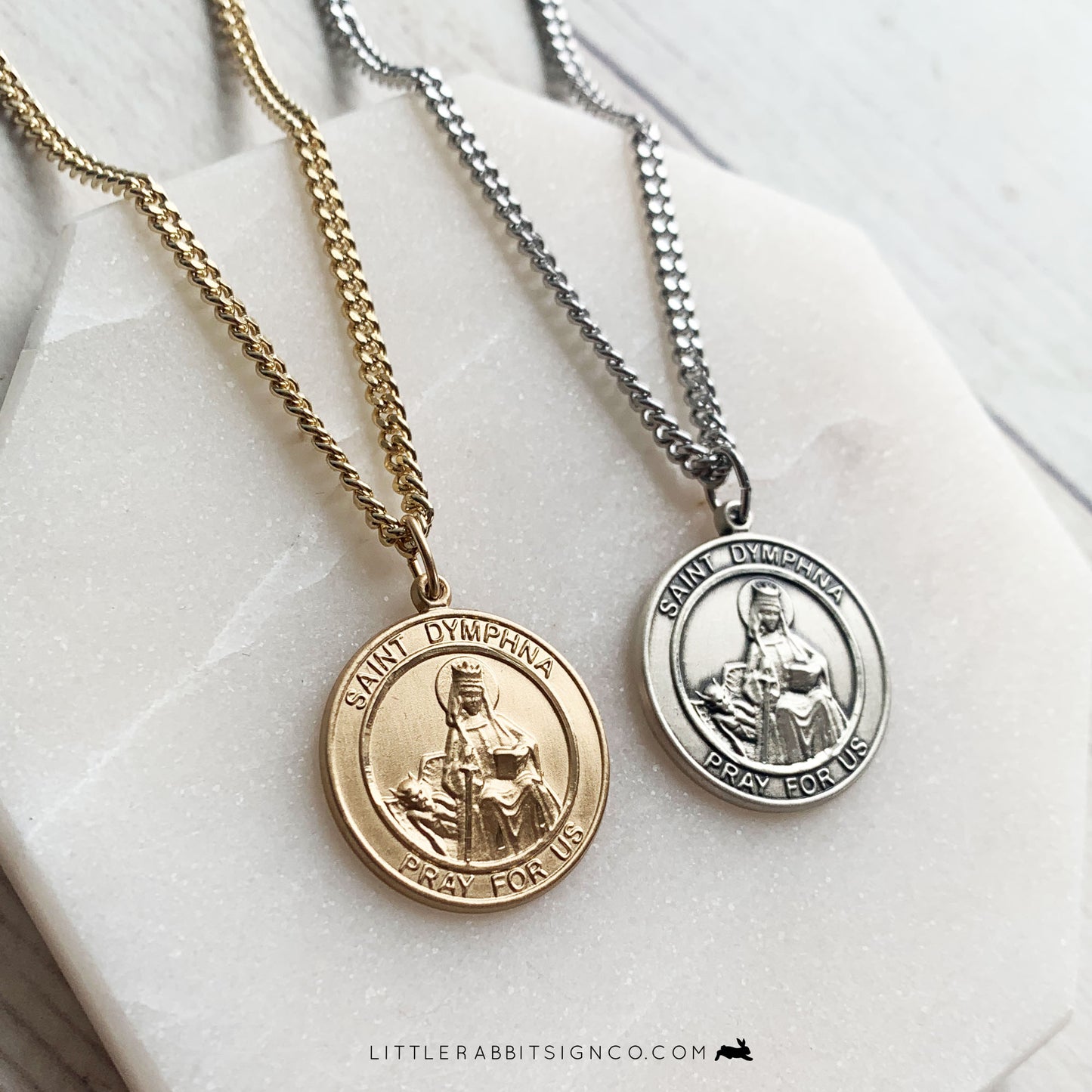 Saint Dymphna Men's Necklace