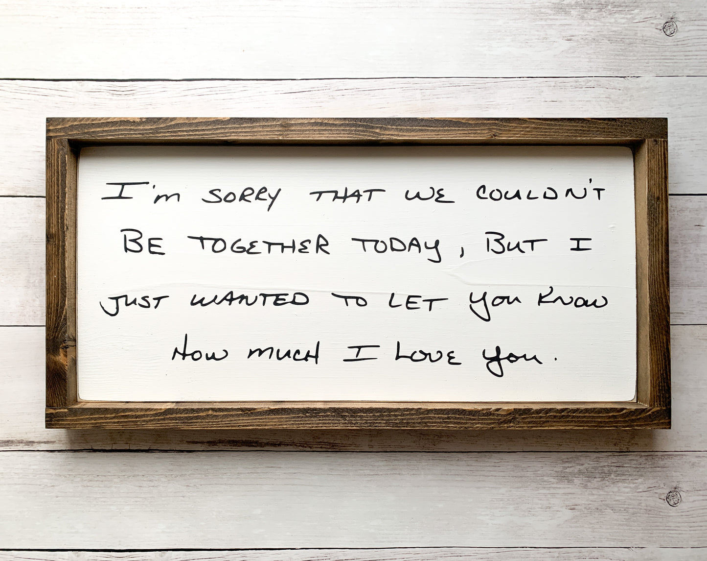 Personal Handwriting Sign - Medium