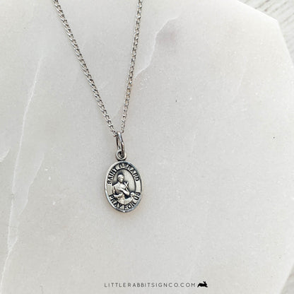 Saint Gerard Minimalist Catholic Necklace