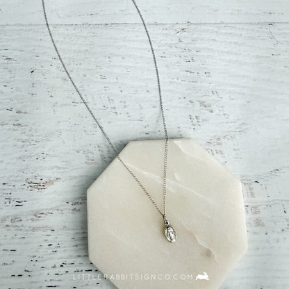 Sterling Silver Tiny Miraculous Medal Necklace | Catholic Gift for Her