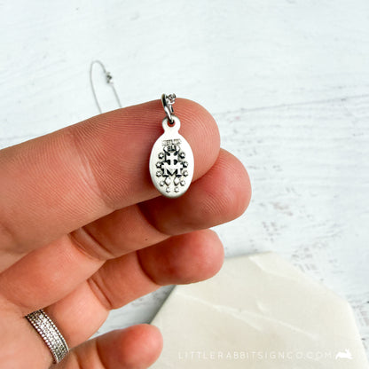 Sterling Silver Tiny Miraculous Medal Necklace | Catholic Gift for Her
