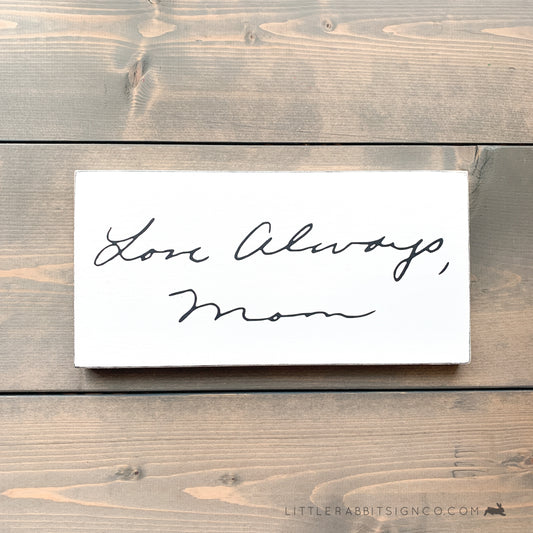 Personal Handwriting Sign - Extra Small
