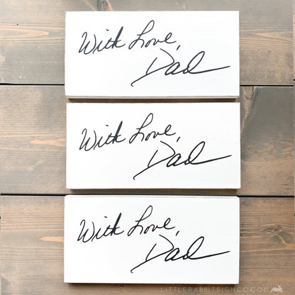Personal Handwriting Sign - Extra Small