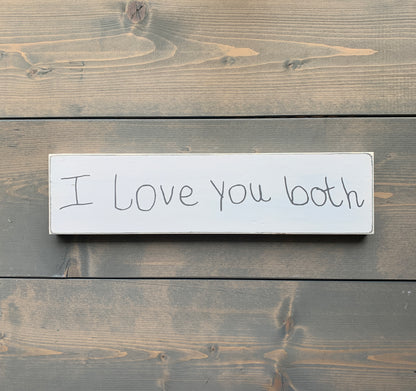 Personal Handwriting Sign - Extra Small